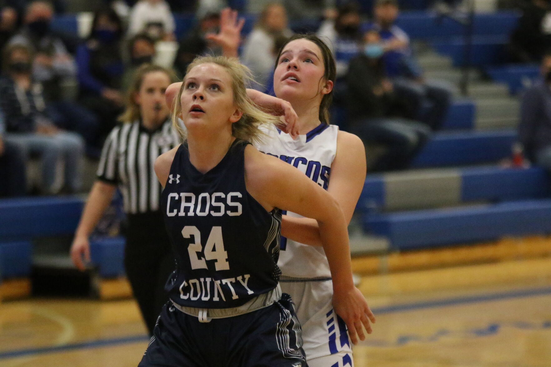 Cross County vs. Centennial girls basketball, Feb. 18 17.JPG